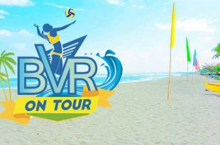 Logo and Background VIA Beach Volleyball Republic Facebook Page