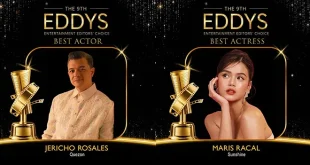 Jericho, Maris, best actor and actress at 9th EDDYs Awards