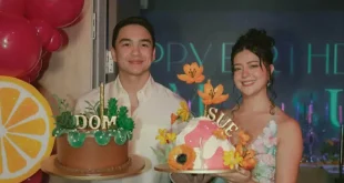 Lovers Dominic Roque and Sue Ramirez celebrate double b-days