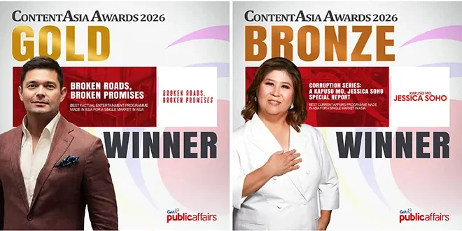 GMA Public Affairs brings home Gold, Bronze at ContentAsia Awards 2026