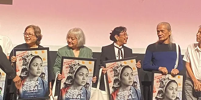 Restored “Sister Stella L” a hit; gathers living major cast members at preem in PH