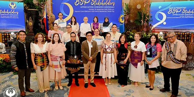 BSP HONORS OUTSTANDING MINDANAO PARTNERS 